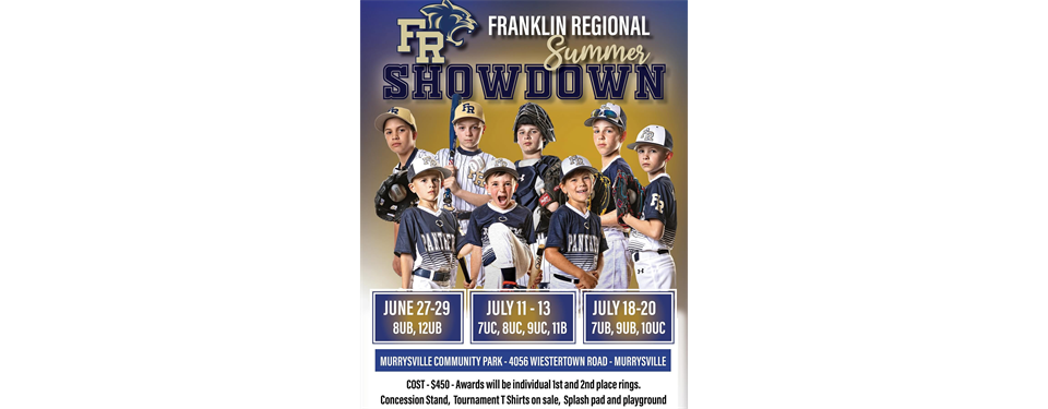 2025 FRAA Travel Baseball Tournament